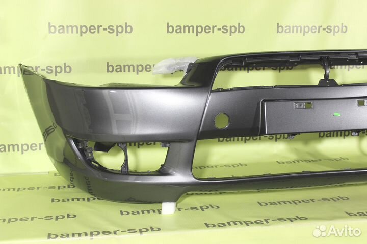 Бампер передний Mitsubishi Lancer X A39 Stone Grey