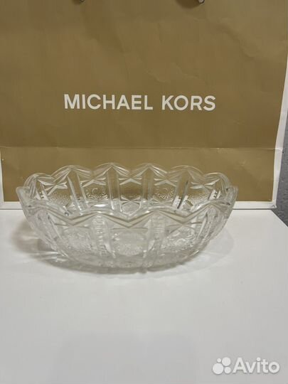 Салатник хрустальный СССР