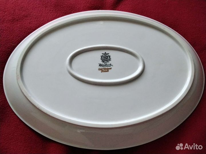 Блюдо фарфоровое кобальт Weimar