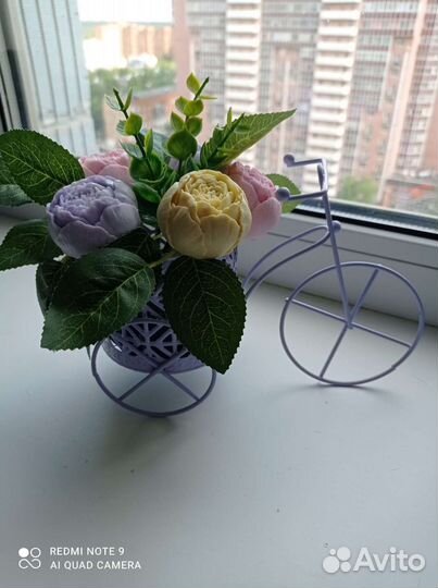 Декоративная композиция для помещений из мыла