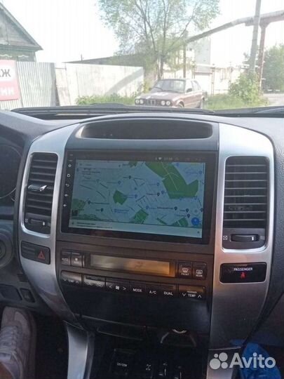 Магнитола Android Toyota land cruiser Prado 120