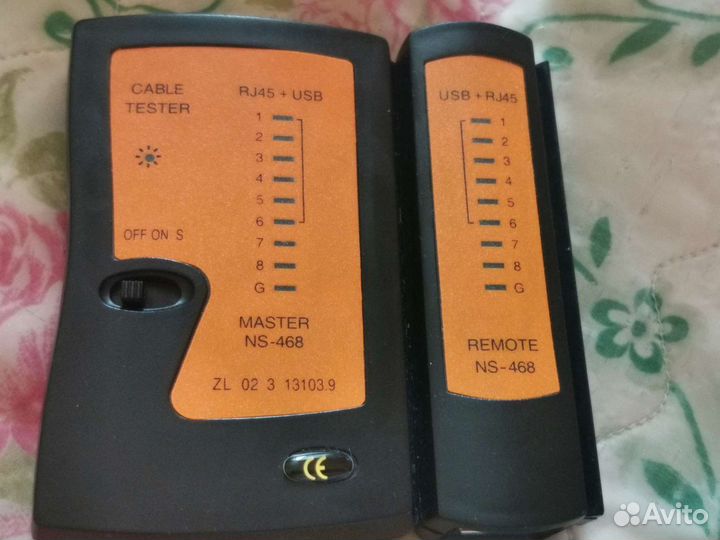 Тестер кабелей USB RJ-45