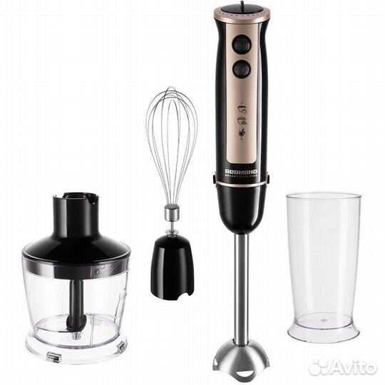 Блендер погружной redmond RHB-2948, Чёрный/Шампань