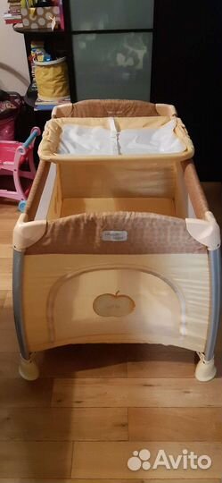 Манеж-кровать+ доп.матрас, привезу