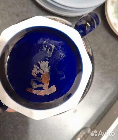 Сахарница кобальт Бронницкий завод