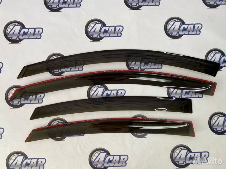 Дефлекторы окон для Nissan Almera G15(2012-2018)