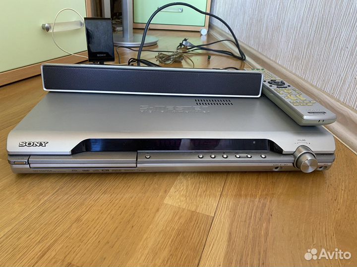 DVD плеер и акустическая система sony