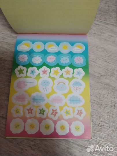 Калейдоскоп, спинер, альбом с наклейками новое