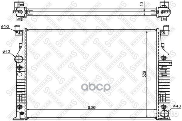 Радиаторы сист.охлажденияstellox 1025877SX Ste