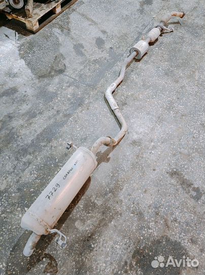 Глушитель основной Hyundai Solaris