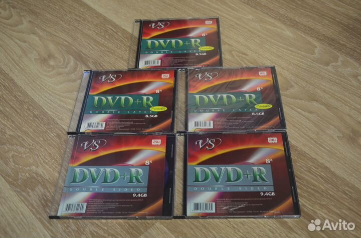 Набор новых DVD-R дисков