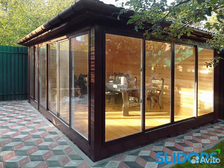 Остекление терас лоджий раздвижные окна панарамные