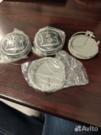 Заглушки на литые диски brabus