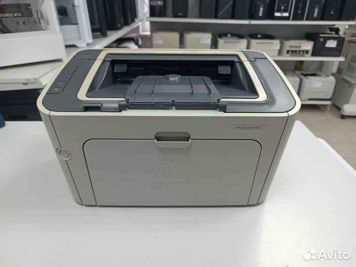 Принтер HP LaserJet P1505, лазерный ч/б