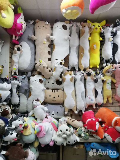 Кот Батон, авокадо, акула, единорог, стич и др