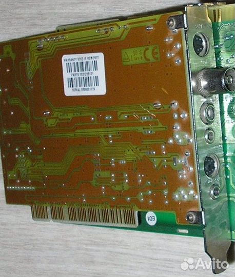 Тв-тюнер Image World, интерфейс PCI