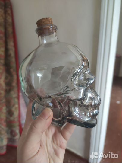 Бутылка штоф череп 380 мл