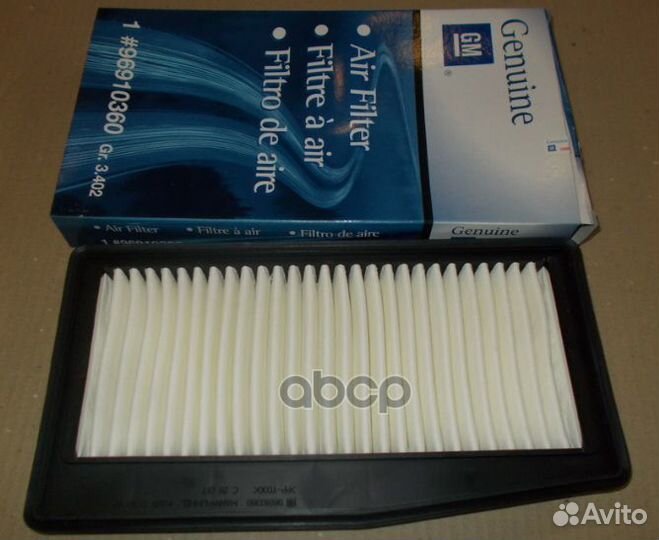 Фильтр воздушный chevrolet: spark (M300) 2010-2018