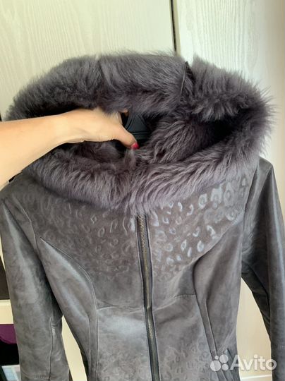 Дубленка укороченная