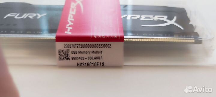 Оперативная память ddr 3 Kingston Fury 2x8 гб