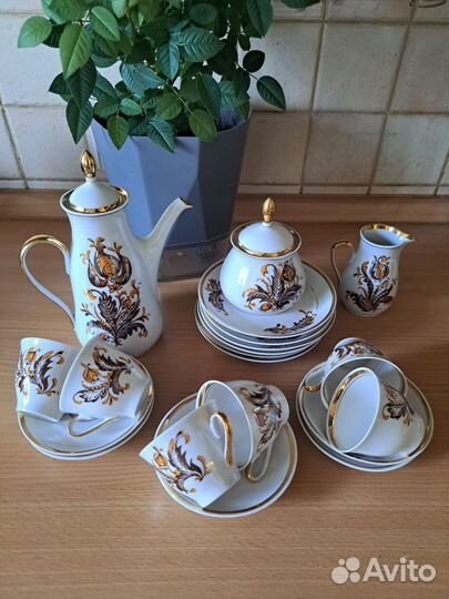 Сервиз кофейный Марианна, Рига, новый