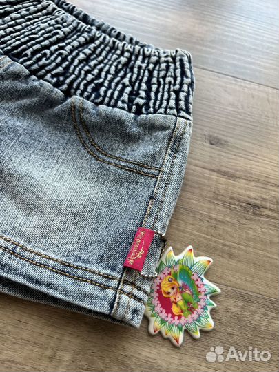 Шорты джинсовые на девочку 110 см