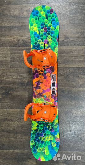 Сноуборд Burton Social 142 + крепы Burton Custom M