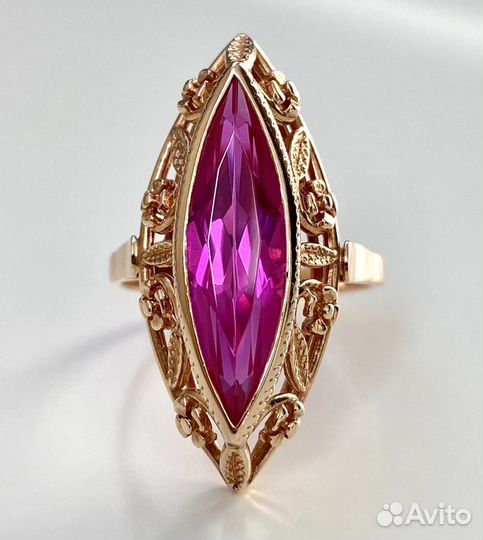 Золотое кольцо «Маркиз» 583 пробы СССР