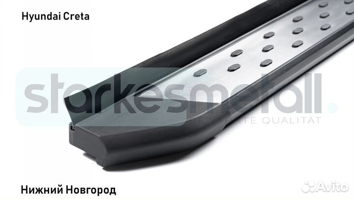 Подножки Hyundai Creta Style