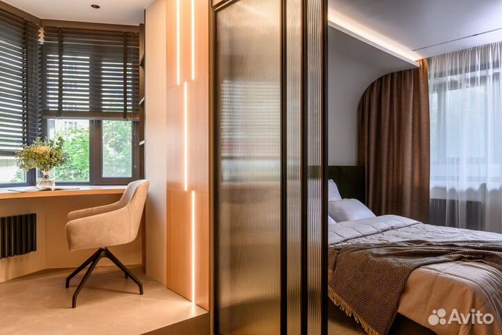 Жалюзи дерево RAL5848