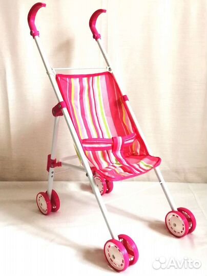 Коляска для кукол прогулочная складная