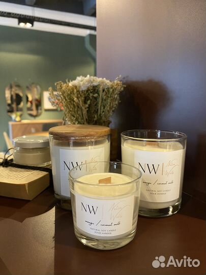 Свечи из соевого воска