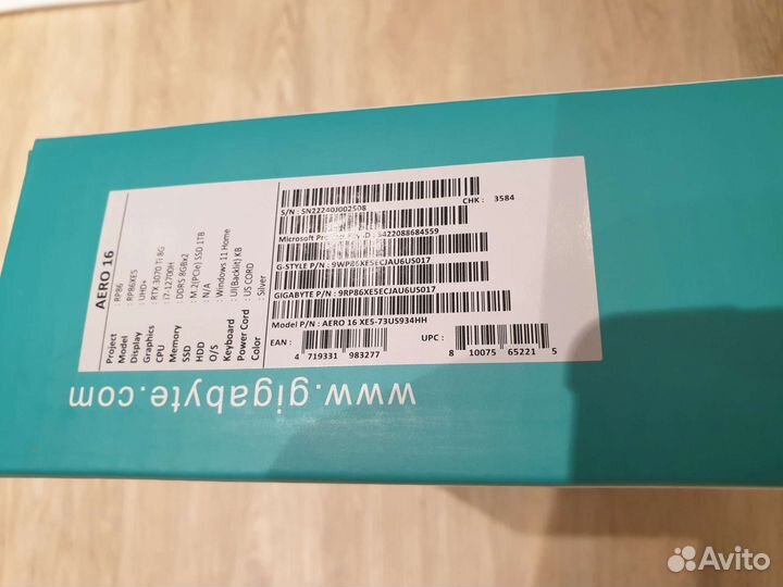 Gigabyte Aero 16 - новый ноутбук