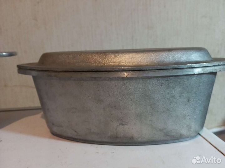 Алюминиевая утятница СССР