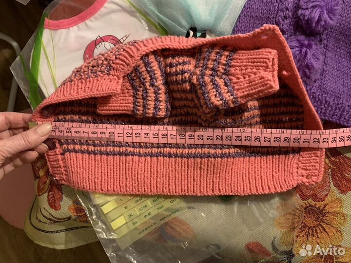 Тёплый свитер, для маленькой собачки, по спинке 22