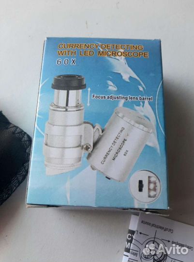 Микроскоп 60х с UF и LED подсветкой Новый