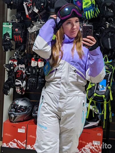 Комбинезон горнолыжный сноуборд женский новый 04