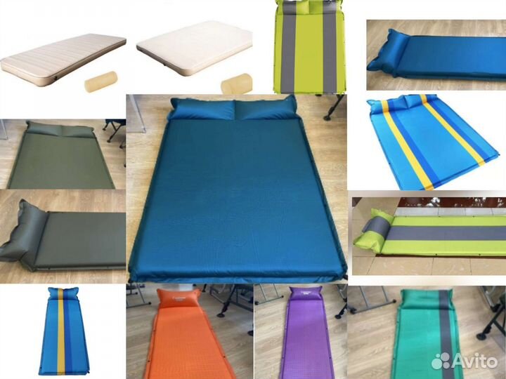 Матрас коврик туристический самонадувной автомат