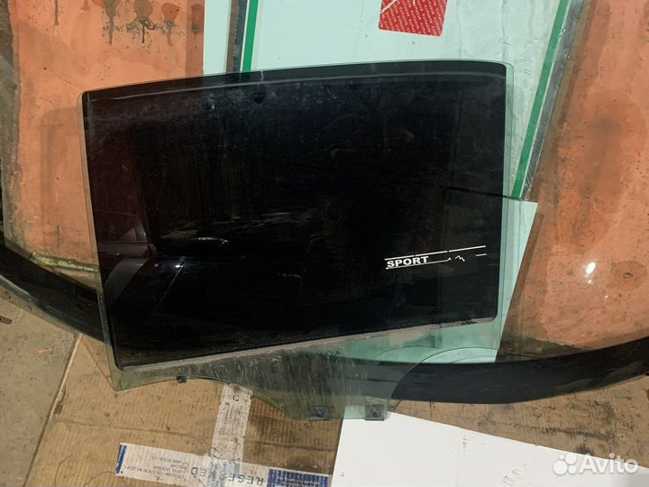 Стекло двери заднее левое renault logan 2