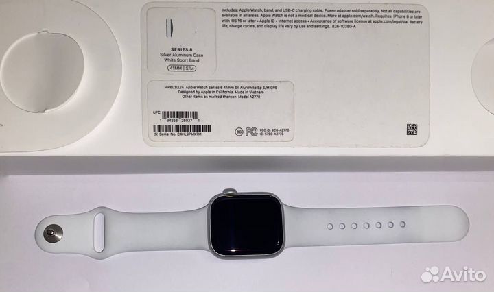 Часы apple watch 8 41 mm silver