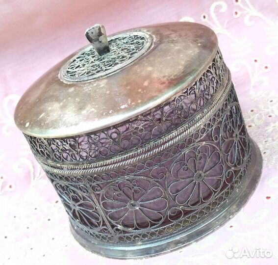 Сахарница Скань Мстерский з-д Юв. Изд. 1975 год