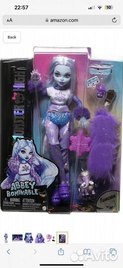 Кукла Монстер Хай abbey g3 оригинал