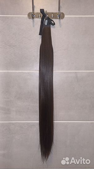 Новый накладной хвост на ленте, 65 см