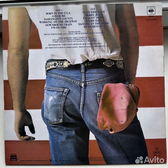 Пластинка Bruce Springsteen Born in U.S.A. CBS Eng