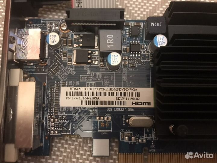 Sapphire HD6450 1Gb ddr3 hdmi/DVI/VGA