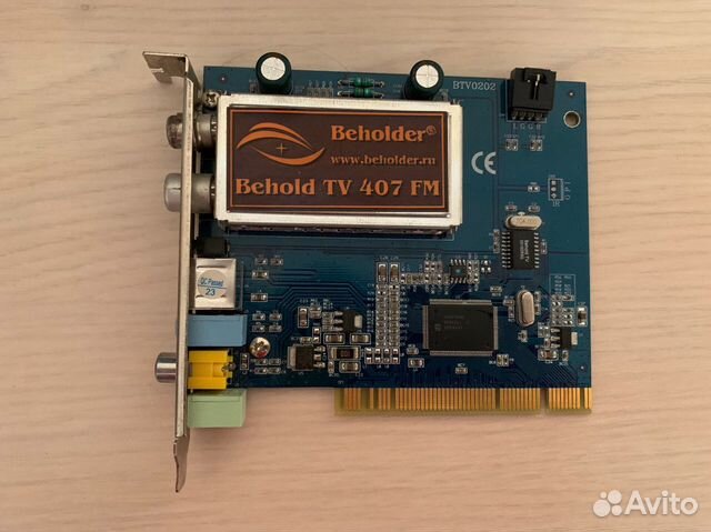 Тв FM тюнер PCI для PC Behold TV 407 FM объявление продам