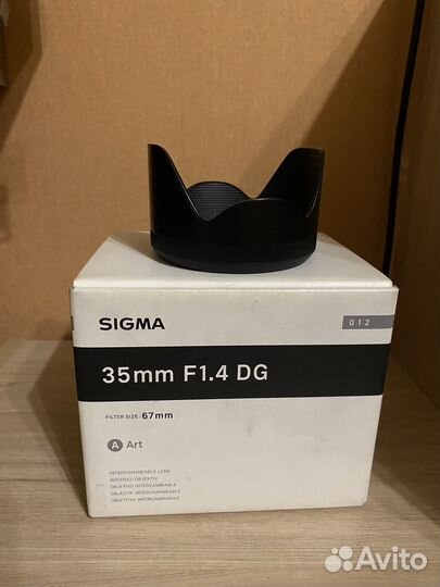 Объектив Sigma 35 mm 1.4 Art для Canon