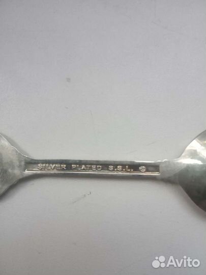 Посеребренная ложка винтаж Prince William