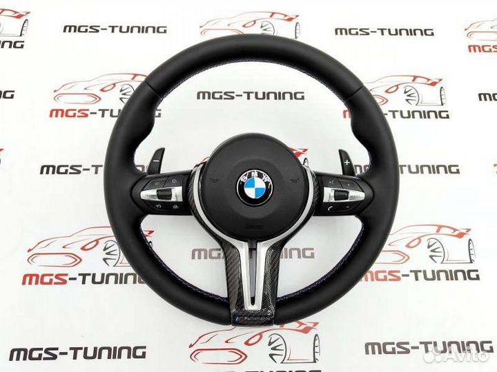 Руль + подушка M6 карбон BMW 6 серия F06 F12 F13