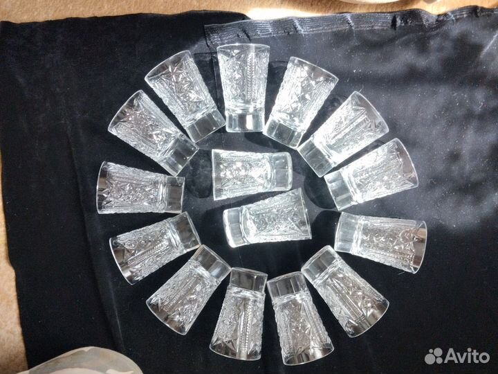 Хрустальные рюмки СССР